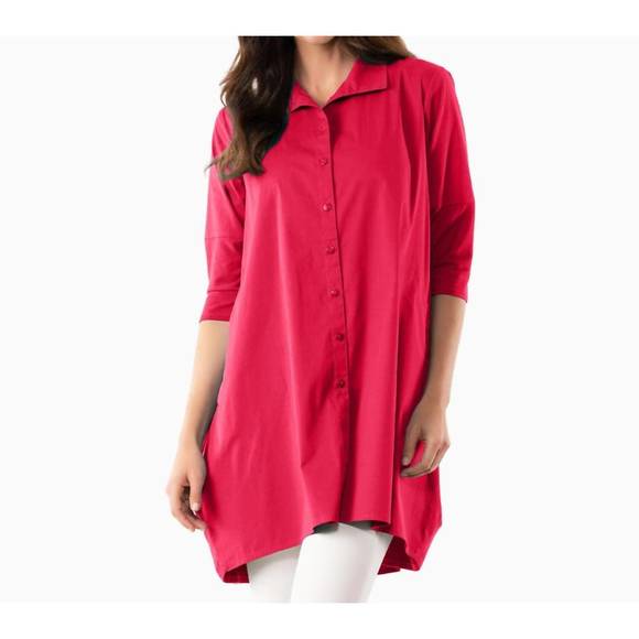 NEW STELLA CARAKASI tiburon icon tunic in strawberry